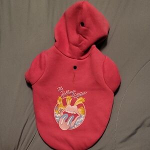 The Rolling Stones Dog Hoodie - Vibrant Pink